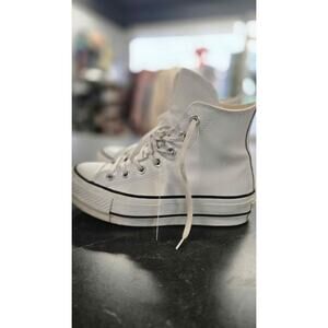 Converse Chuck Taylor All Star Lift Platform Leather High Top - Women's 5